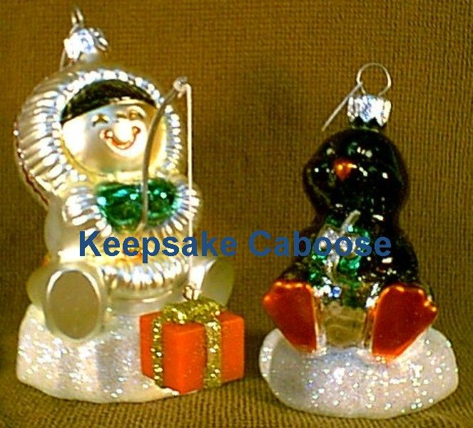2000 Frosty Friends - Blown Glass
