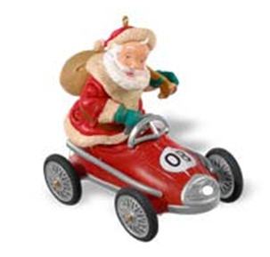 2008 Santa Takes A Spin -Club Ornament