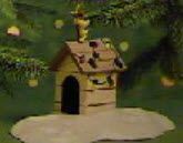 2000 Woodstock On Dog House - Display Piece/A Snoopy Christmas #