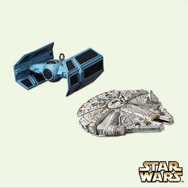 2005 Tie Advancedx1 and Falcon - Miniature
