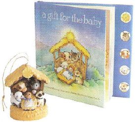 2010 A Gift for the Baby-Interactive Book & Ornament