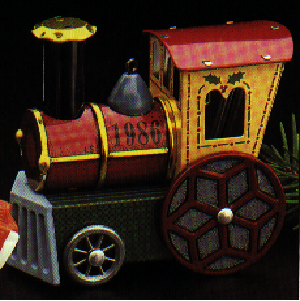 1986 Tin Locomotive - 5th - Red & Yellow