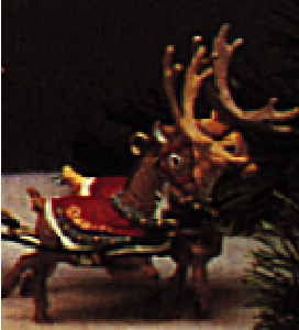 1992 Santa & His Reindeer - Dasher-Dancer