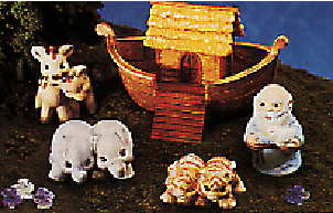 1996 Noah and Friends - Merry Miniature