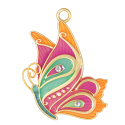 2024 Petite Paisley Butterfly - <B>Miniature </B>- Metal