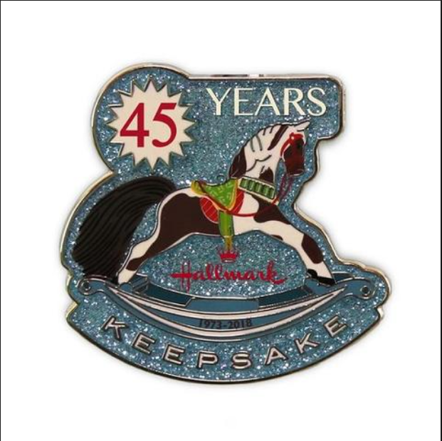 2018 45th Anniversary Rocking Horse Collectible Enamel Pin