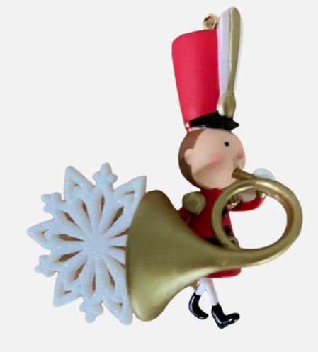 2020 Festive French Horn - Musical Toy Soldier