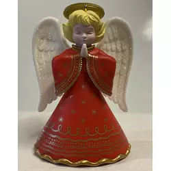 2021 Heirloom Angels Surprise - Mystery Ornament - Repaint - <B>Red Gown</B>