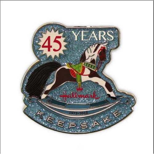 2018 45th Anniversary Rocking Horse Collectible Enamel Pin