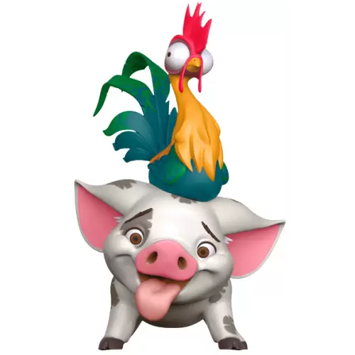 2020 Pua and Hei Hei - Disney Moana - Damaged Box | Keepsake Caboose